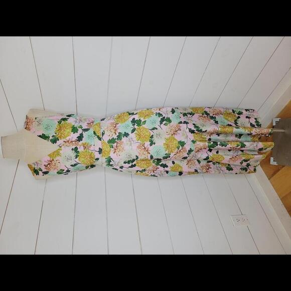 Sam Edelman size 0 pink with floral print maxi dress. Gorgeous. - Picture 2 of 6